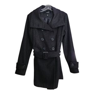 Vintage Y2K Wool Pea Coat | Dark Academia Cottagecore | Women’s L